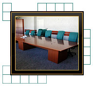 Rectangle shape executive conference table